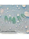 5&6月ハンド　GP水滴ネイル