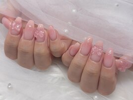 チークネイル ¥7500+追加