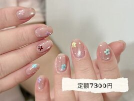 クリスマス/冬ネイル/ツイード