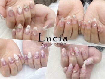 ルチア ネイルアンドアイラッシュ 元今泉店(Lucia)の写真/大切な日のネイルはＬｕｃｉａにお任せください♪丁寧な施術×高い技術力で指先を華やかに仕上げます★