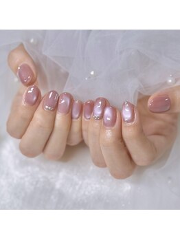 カルネ バイ ネイルアトリエ(CALNE. by nailatelier)の写真/完全個室でくつろげる空間。マグネット/オフ込¥4900!丁寧な甘皮ケアで持ちに自信◎