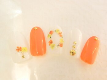 ネイルサロン ロゼオ(Nail salon Roseo)/■渋谷>7990円/ドライフラワー