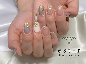 エストアール 博多口店(est-r.)/#ニュアンスネイル 