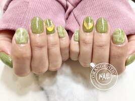 ニュアンスマーブルネイル