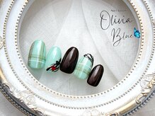 オリビアブルー(Olivia Blue)/バレンタインネイル