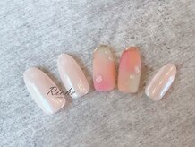 リーチェ ネイルズ(Riche Nails)/大人上品◎桃ネイル