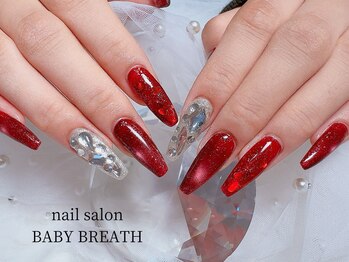 ベイビーブレス(BABY BREATH)/持ち込み☆バレンタインネイル