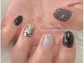リノネイル(Lino Nail)/Ayaka's design/ニュアンス/高松