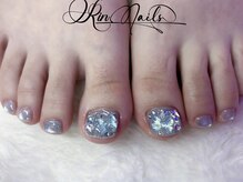 リンネイル 名古屋新栄町店(Rin.Nails)/フット親指2本アート