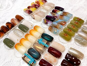 エッコネイル 長野駅東口前店(ecco nail)の写真/【長野駅東口徒歩2分◎】サブスクで通い放題！お好きなカラーやトレンドデザインで華やかな指先に♪