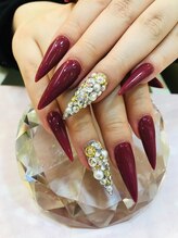 エスフィーネイルサロン ブリーユ(Esfy nailsalon Brille)/スカルプ埋め尽くし2本