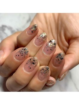 ラメグラデーション