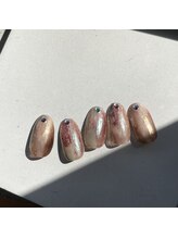 チュラネイル 樟葉店(chula.nail)/ワンカラー+5本アート【￥8300】