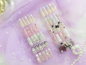 ワンホンネイル 新宿(Rumi Nail)/ゆめかわ定額ゴージャスコース