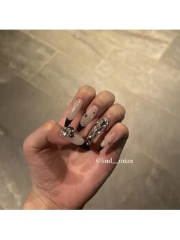 リンドネイル バイ モカ アンド ララ(Lind nail by moca and LaLa)/フレンチネイル
