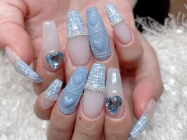 ブルーツイードデザイン