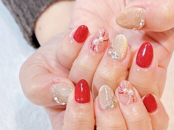 ムーピーネイル(moopy nail)/◆red＆ magnet ¥8560