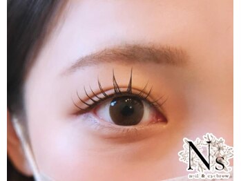 エヌエス ネイルアンドアイブロウ(Ns)/マツエク100本