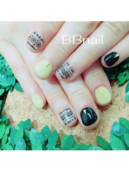 ビービーネイル(BB)/ネイティブ柄！