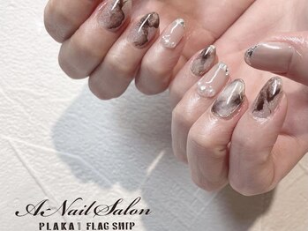 エーネイルサロン プラーカ本店(A-Nail Salon)/キラキラニュアンス