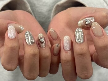 ネイルメゾン 梅田(NAIL MAISON)の写真/★HAND★スプリングコース¥8050♪季節感のあるおしゃれなトレンドデザインが沢山♪[梅田]