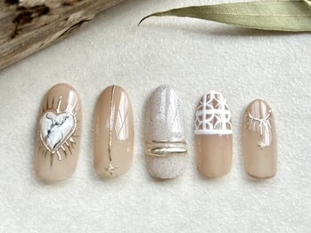 オル('olu)/手描きネイル/フィルイン