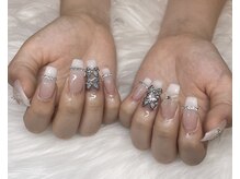 モカ 心斎橋(moca by Lee)/【Nanako】ホワイトネイル