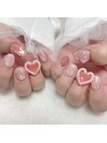 ニュアンス×ハートネイル♪