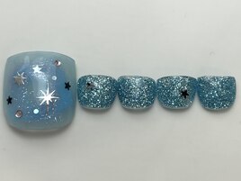 ブルーラメ星春夏¥8500