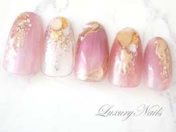 ラグジュアリーネイルズ カワグチ(Luxury Nails Kawaguchi)/ピンクニュアンス*