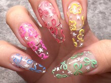 モルフォ 千駄ヶ谷(Morpho)/春のペイントネイル