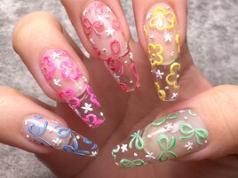 春のペイントネイル