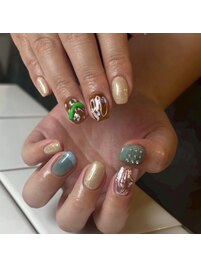 個性派ネイル！