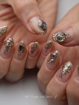 エフネイル(ef nail)の写真/ワンホンネイル取扱店★パラジェル/バイオジェルへ変更可能◎通い続けられるお手頃価格が嬉しい♪