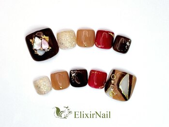 エリクサーネイル 神田(Elixir Nail)/フット やり放題 &nbsp;/クーポン使用
