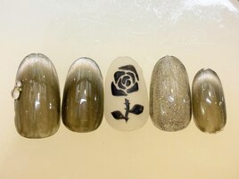 ローズマグネットネイル