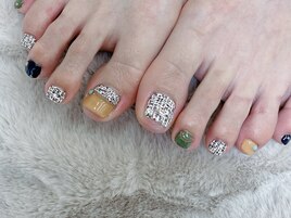 秋色ツイード