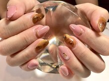 プレス ネイルアンドアイラッシュ(PRESS NAIL&EYELASH)/べっ甲アート