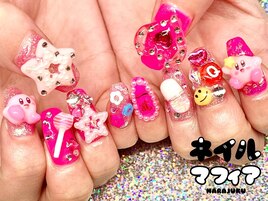 ガチャガチャキャラネイル