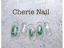 シェリーネイル(Cherie Nail)/透け感塗りかけミラーネイル★