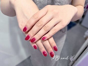 ビューティーラベンダー/ワンカラー ネイル