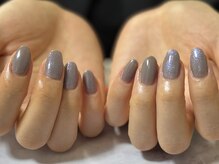 ディースタイル ネイルスタジオ(d-style)/ワンカラー/ラメグラデーション