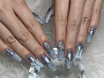 total beauty salon Lisseの写真/持ち込み/やり放題ネイル何度通っても¥8000★こだわりをたくさん詰め込んだきらめく指先に♪