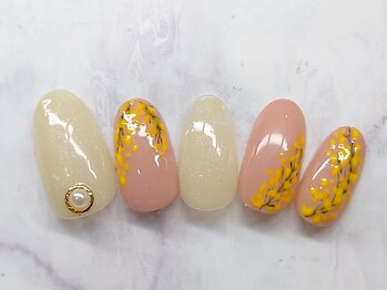 ネイルプラータ(Nail Plata)/ミモザネイル【7780】