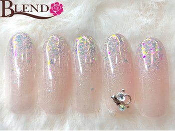 ブレンド 広尾店(BLEND)/マオジェルにフレークパープル