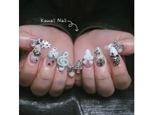 カワイイ チバ(Kawaii Chiba)の雰囲気（ -10本やり放題デザイン ,パーツ盛りネイル ,ストーンアート ）