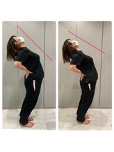 エーピラティス 美生体研究所(A pilates)/初回1回のみの姿勢変化(^^)