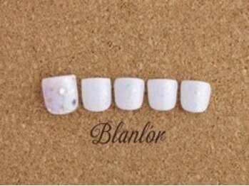 ブランロール 中目黒店(Blanl'or)/ＦＯＯＴ　紫陽花ネイル