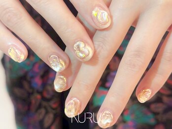 ヌル ネイル 新宿(NURU NAIL)/ニュアンス/ミラー/韓国/新宿