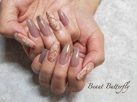 Beaut Butterflyデザインネイル